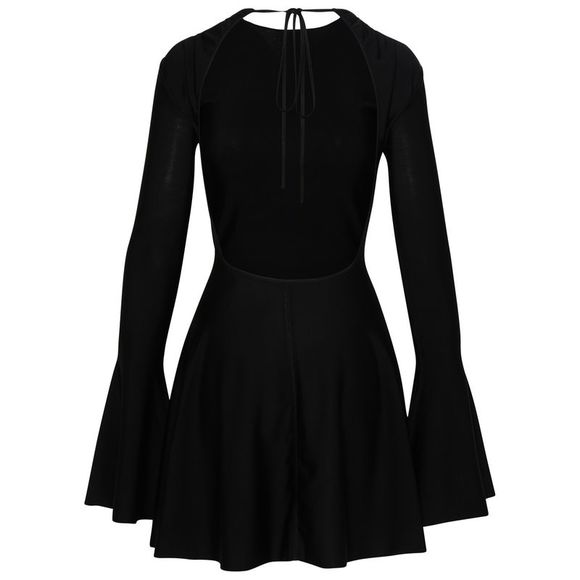 SAINT LAURENT Black Viscose Dress - Picture 3 of 3